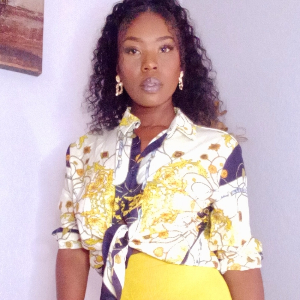 Vintage silk Top